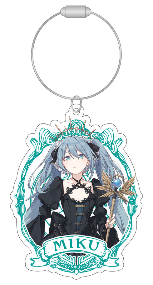 『初音ミクシリーズ』ワイヤーアクリルキーホルダー/魔法使い A 初音ミク